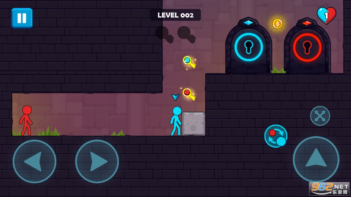 �����������Ϸ(Red And Blue Stickman)��ͼ0