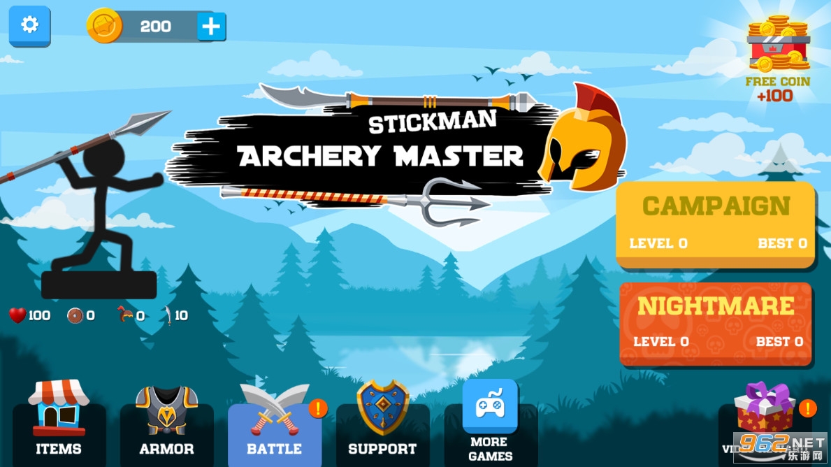��ս�����ִ�ʦStickmanArchery