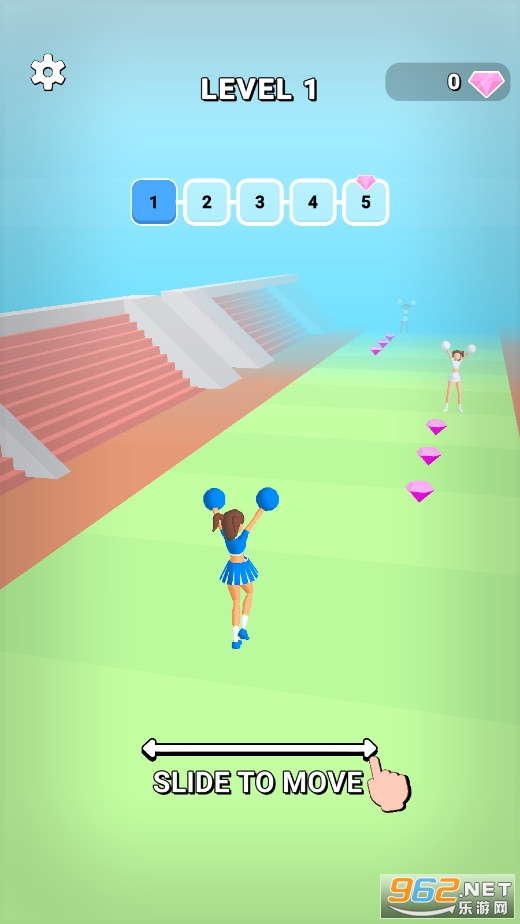 �����ӳ���3DCheerleader Run 3d