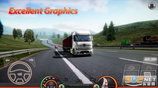 欧卡模拟2手机破解版(Truck Simulator : Europe 2)截图4