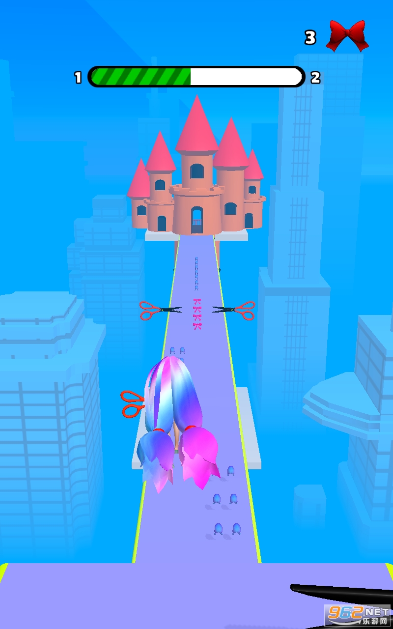 Hair Run(ͷ����������Ϸ)��ͼ1