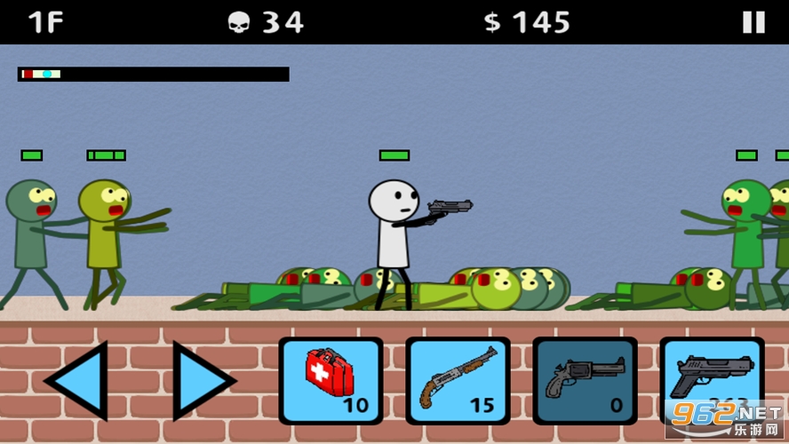 Stickman and Gun 3�������ǹ3��ʬ���ֽ�ͼ2