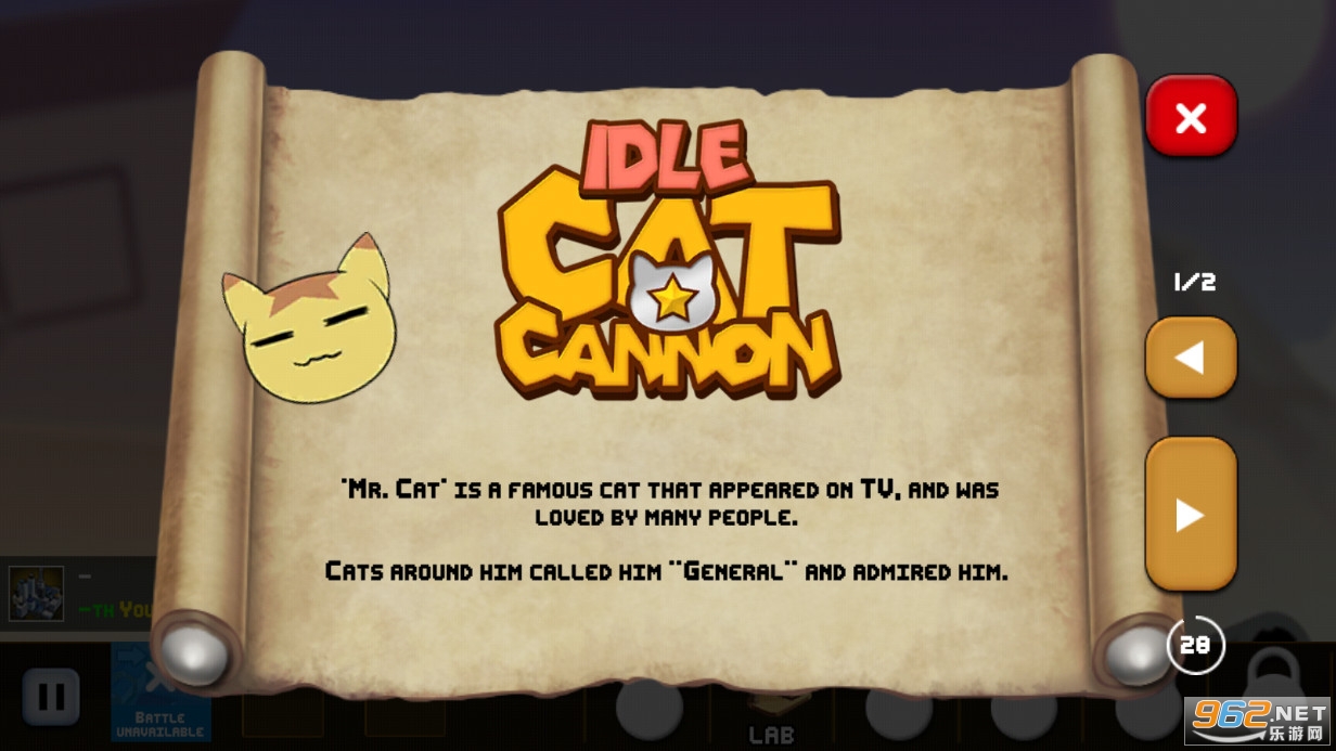 空闲的猫炮游戏破解版(Idle Cat Cannon)截图1