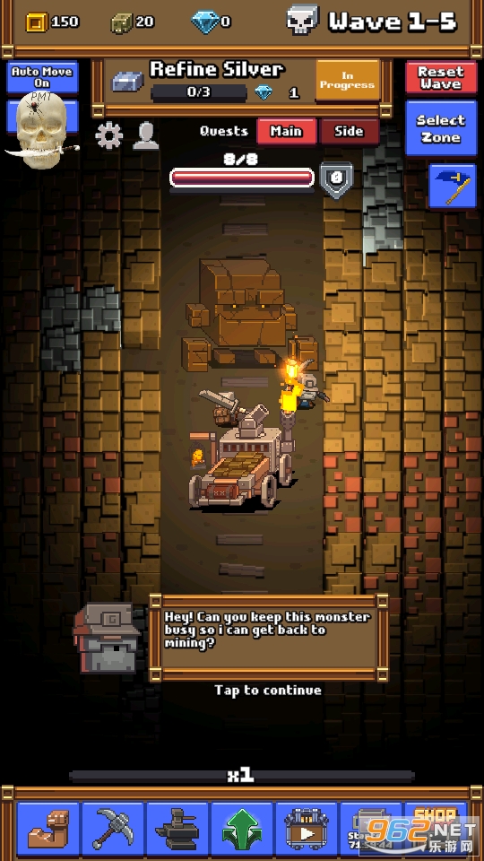 ���п�ɽrpg��Ϸ(Idle Mine RPG)v0.6.21 ���ò˵���ͼ4