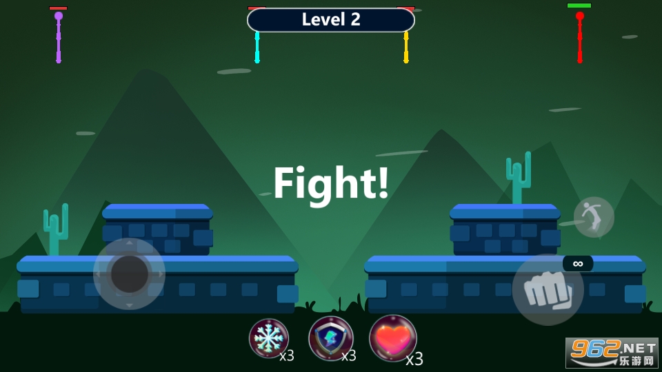 �����ս������սʿ��Ϸ(Stick Battle - Super Warriors)��ͼ1