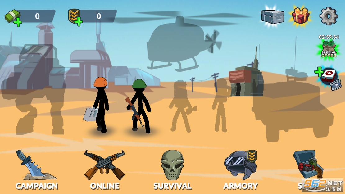 Stickman World War(火柴人世界大战最新版)截图0