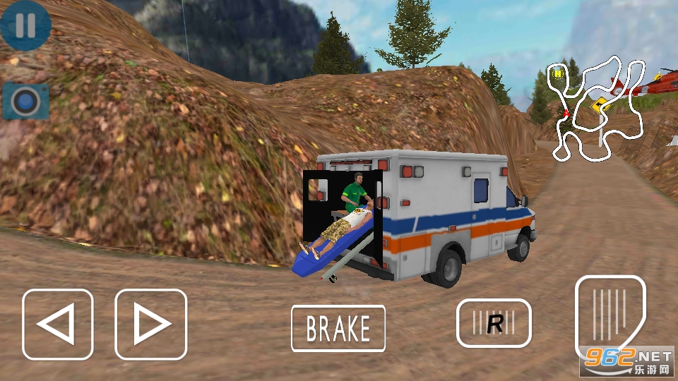 Heli Ambulance Simulator 2020: 3D Flying car gamesֱ���������Ȼ����ν�ͼ1