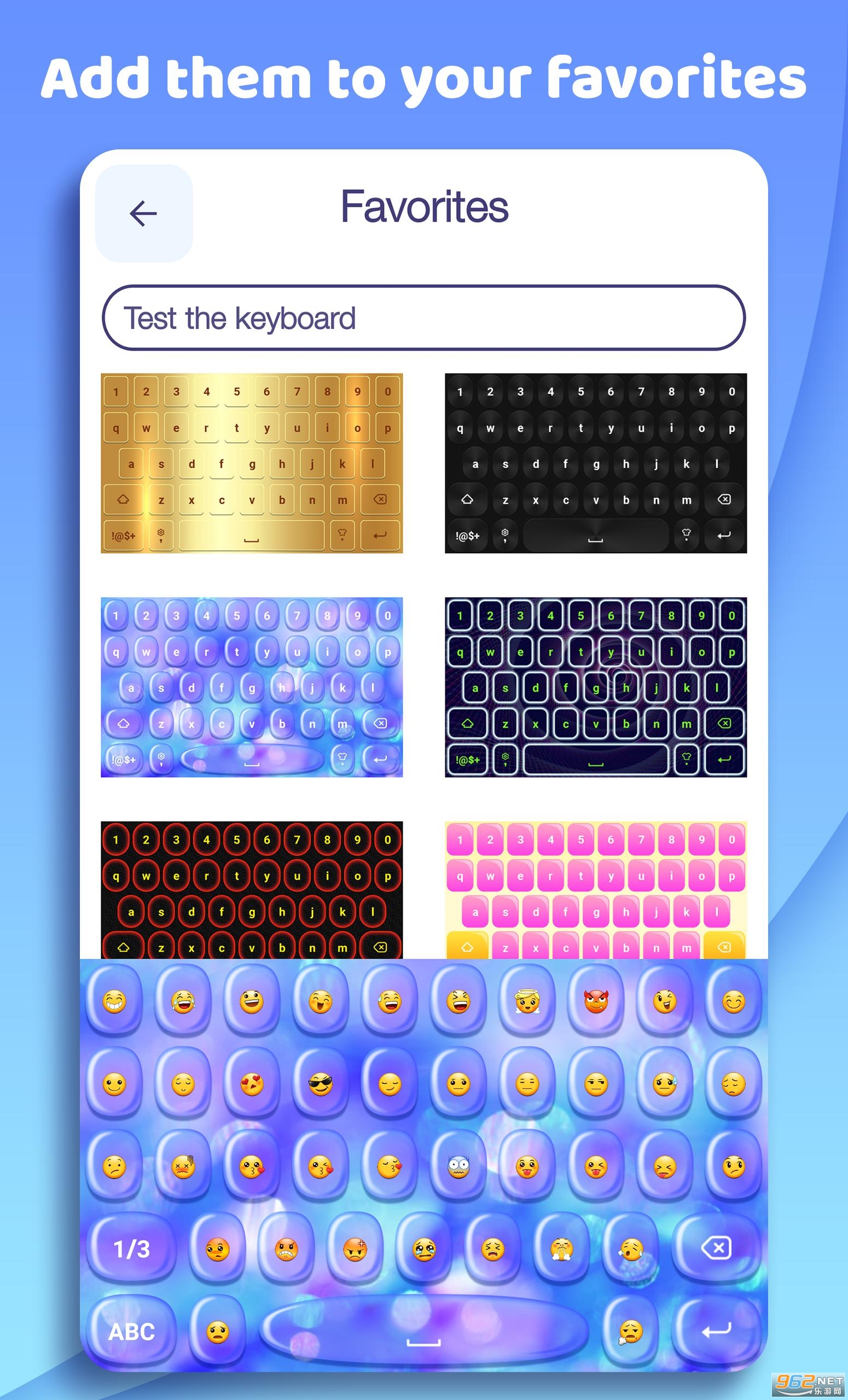 Keyboard Background Changer - Cool Keyboards�Զ�����̱�����׿��v1.3.0 ���°��ͼ1