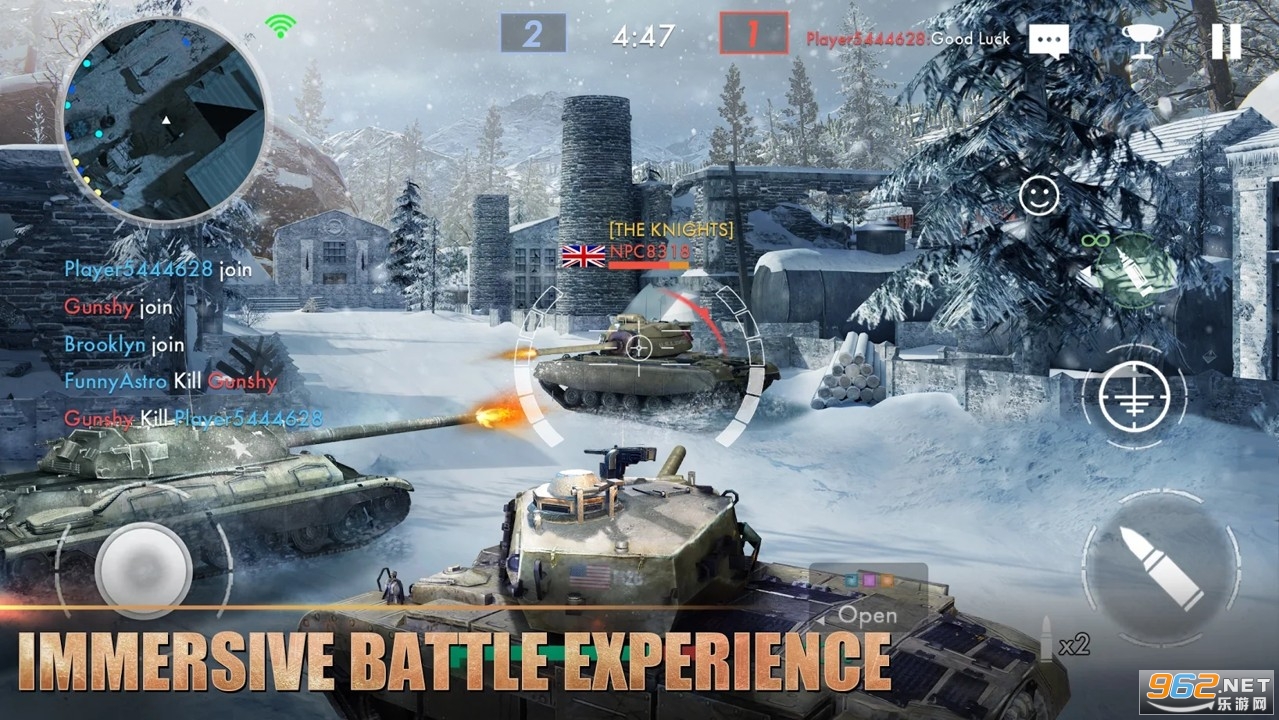 Tank Warfare: PvP Blitz Game(̹��ս�����°�)v1.0.11��׿���ͼ1
