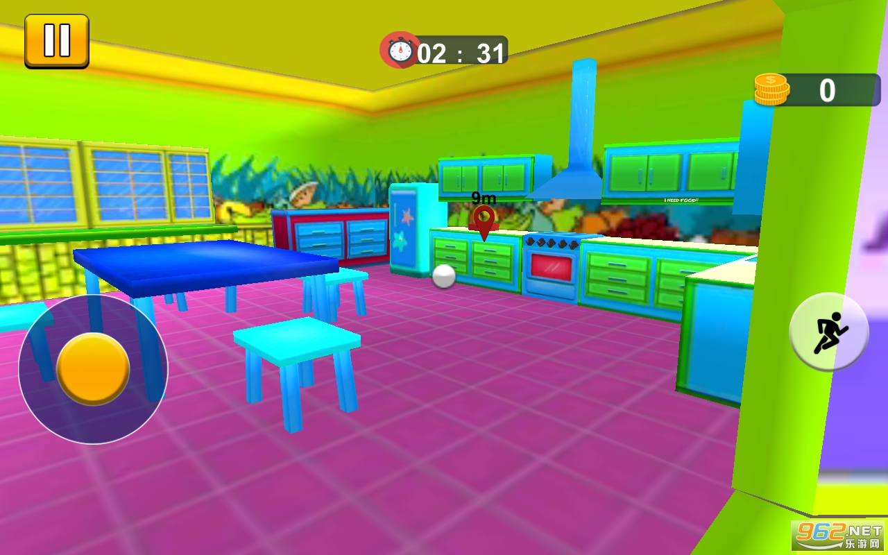 Sponge Family Neighbor 3: Scary Escape 3D Game海绵家庭邻居最新版截图3