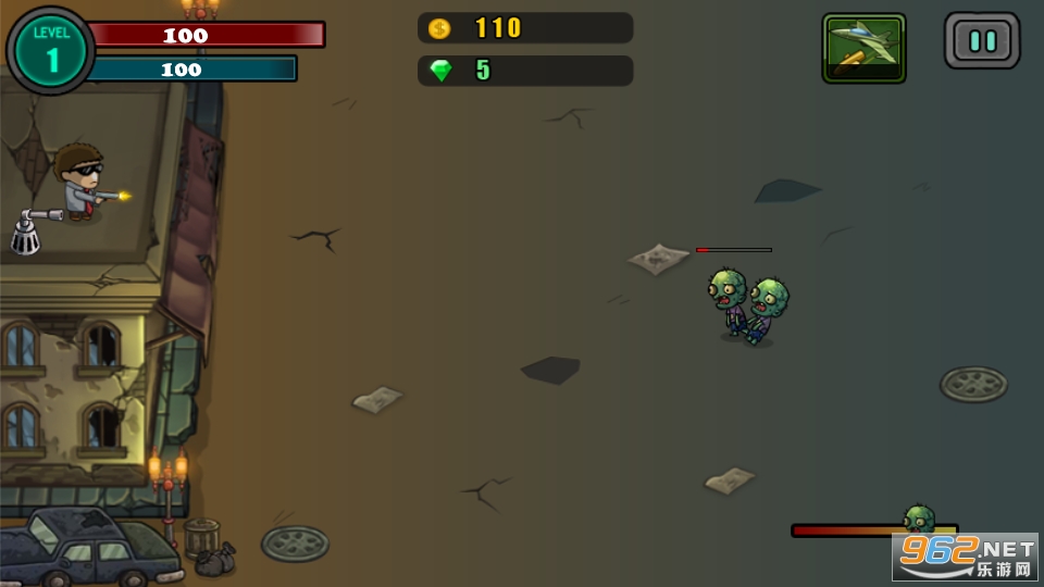 Zombie Defense(��ʬ����������ʦ��Ϸ)��ͼ0