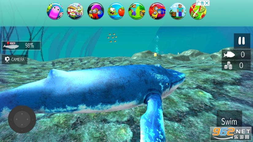 Blue Whale Simulator(����ģ������Ϸ)��ͼ0