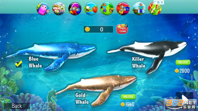 Blue Whale Simulator(����ģ������Ϸ)��ͼ1