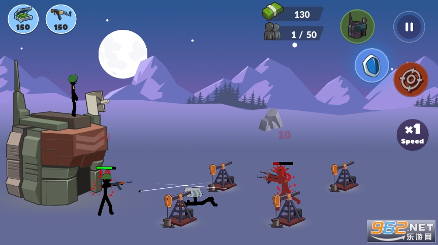 斯蒂克曼世界大战破解版(Stickman World War)截图0