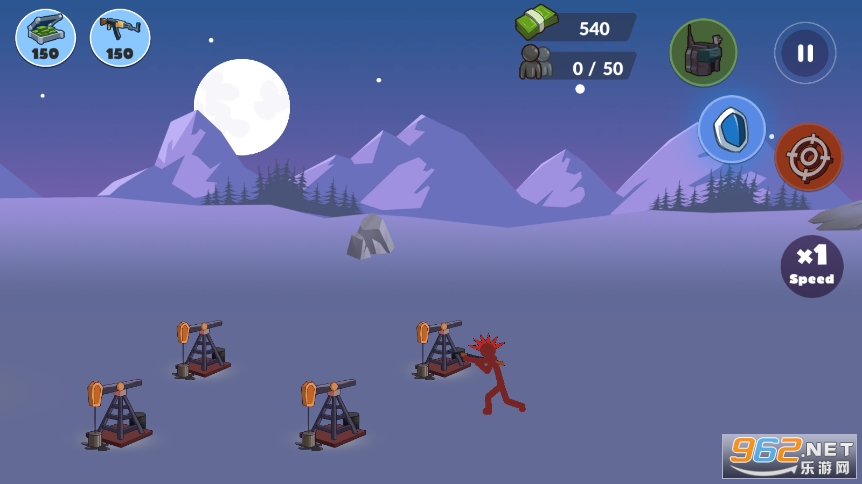 斯蒂克曼世界大战破解版(Stickman World War)截图1