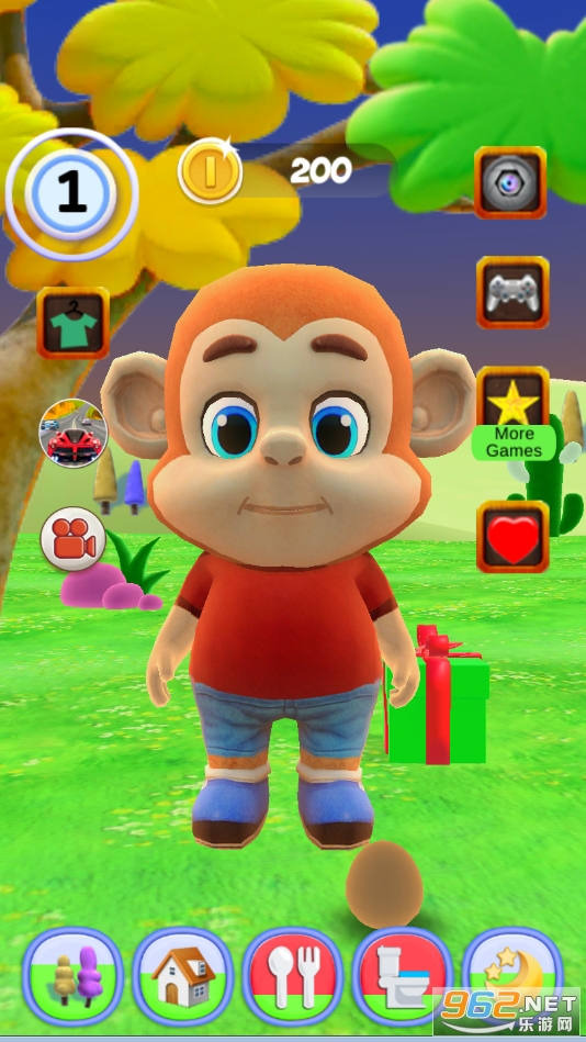 Talking Monkey(�ҵĺ��ӻ�˵��С��Ϸ)��ͼ3