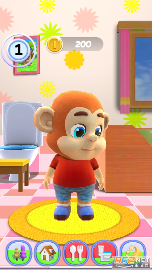Talking Monkey(�ҵĺ��ӻ�˵��С��Ϸ)��ͼ1