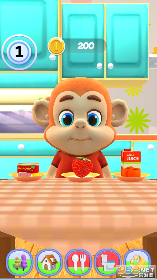 Talking Monkey(�ҵĺ��ӻ�˵��С��Ϸ)��ͼ0