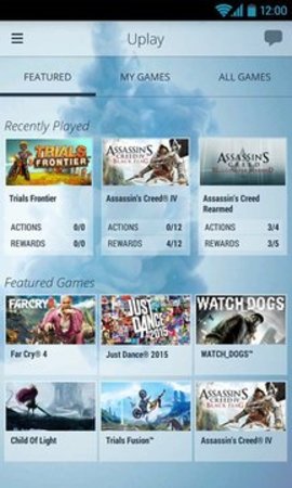 uPlay手机客户端截图1