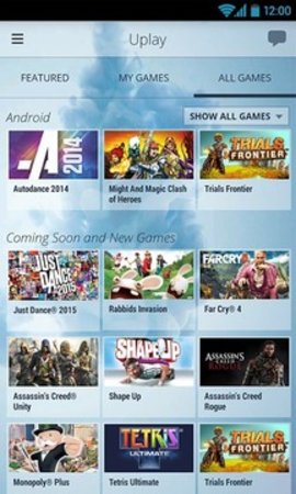 uPlay手机客户端截图0