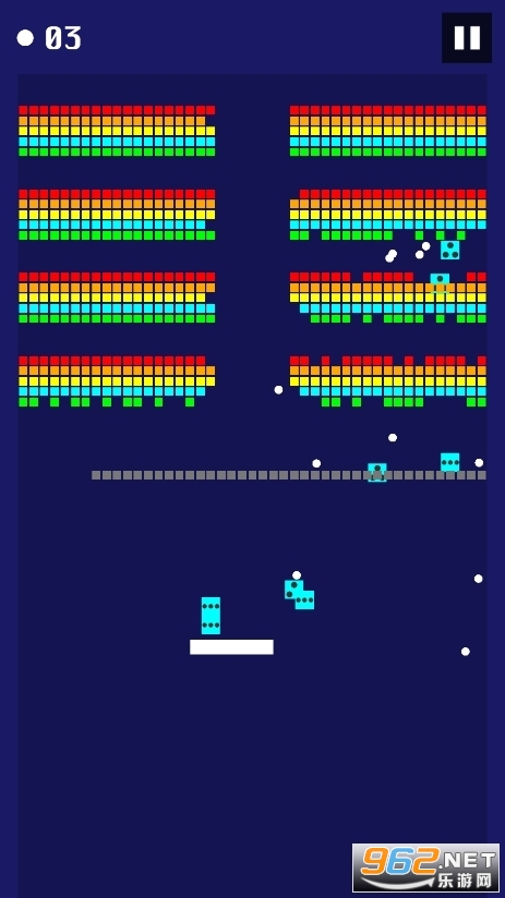 Many Bricks Breaker(方块粉碎王游戏)截图1