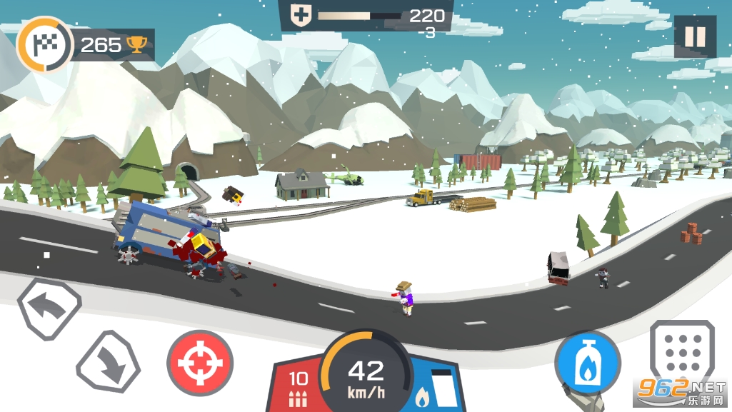 ���ؽ�ʬ����������ʯ��(Zombie Derby: Pixel Survival)��ͼ2