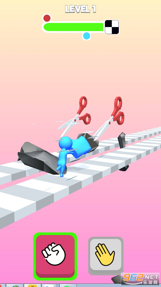 Rock Paper Scissors 3D(ʯͷ�������Կ�С��Ϸ)��ͼ1