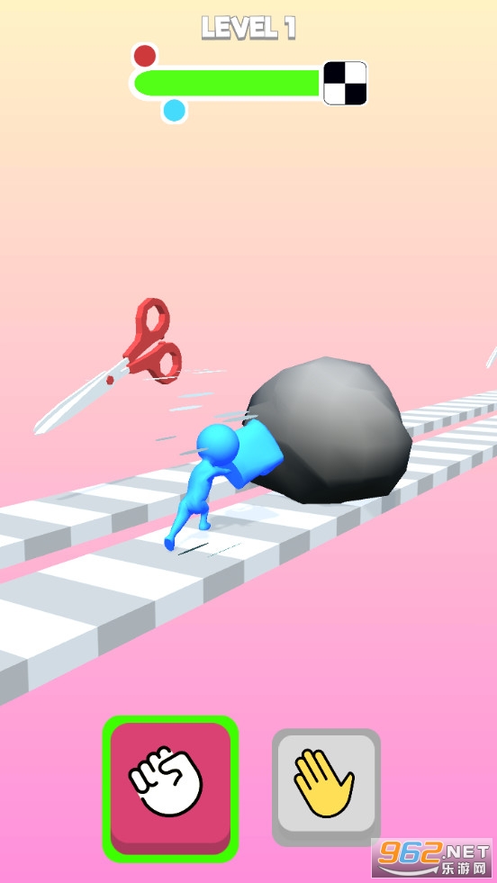 Rock Paper Scissors 3D(剪刀石头布3D游戏)截图0