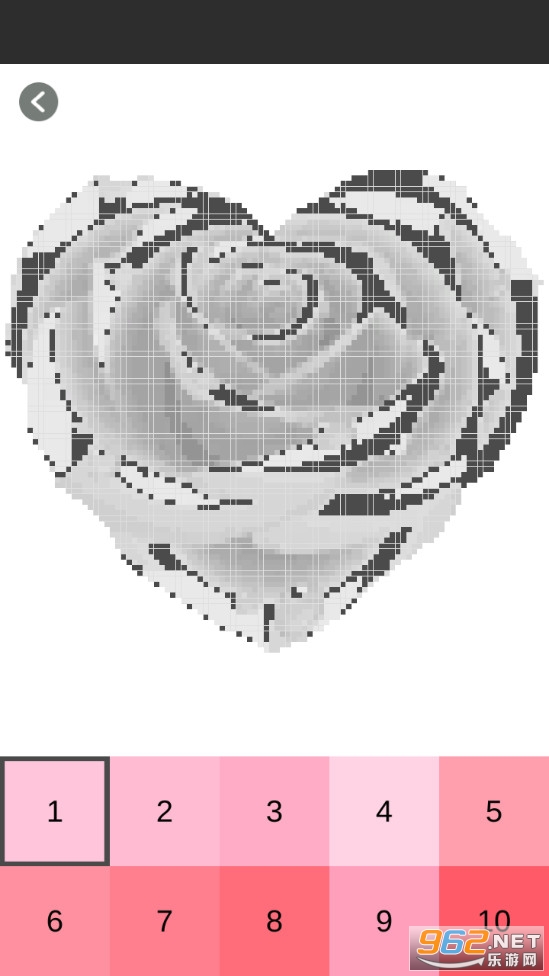 Love Rose Pixel Art Coloring By Number(���۰���õ������������Ϸ)��ͼ2