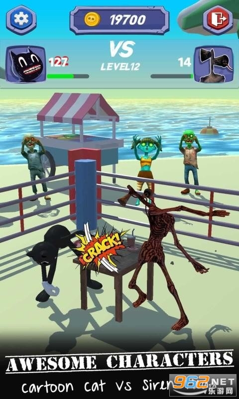 Cartoon Cat Slap Champ 3D(��ͨè����ھ�3D��Ϸ)v2.0�������ͼ3