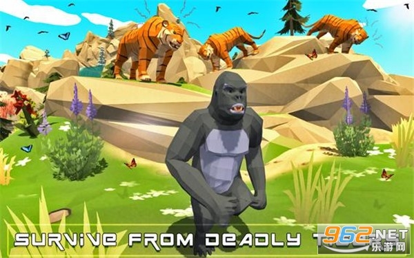 Wild Gorilla Family Simulator(Ұ�������ɼ�ͥģ����)��ͼ2