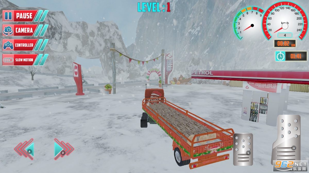 Chrismas Hill Climb Truck Driving(ʥ����ɽ����ģ����)��ͼ2