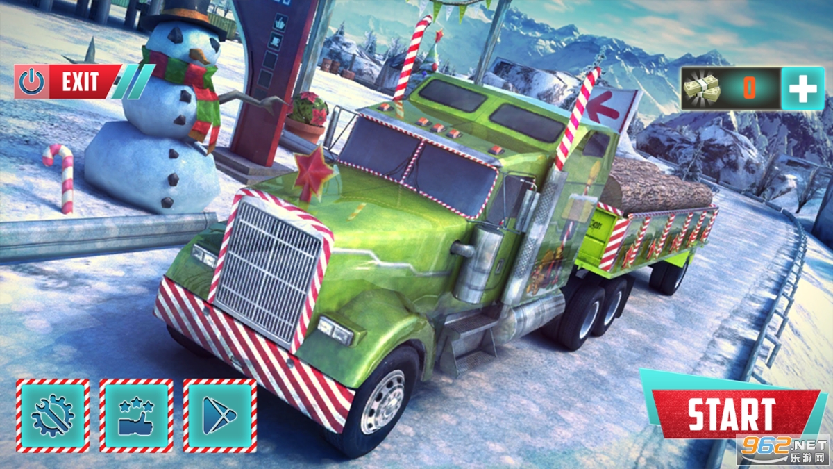 Chrismas Hill Climb Truck Driving(ʥ����ɽ����ģ����)��ͼ0