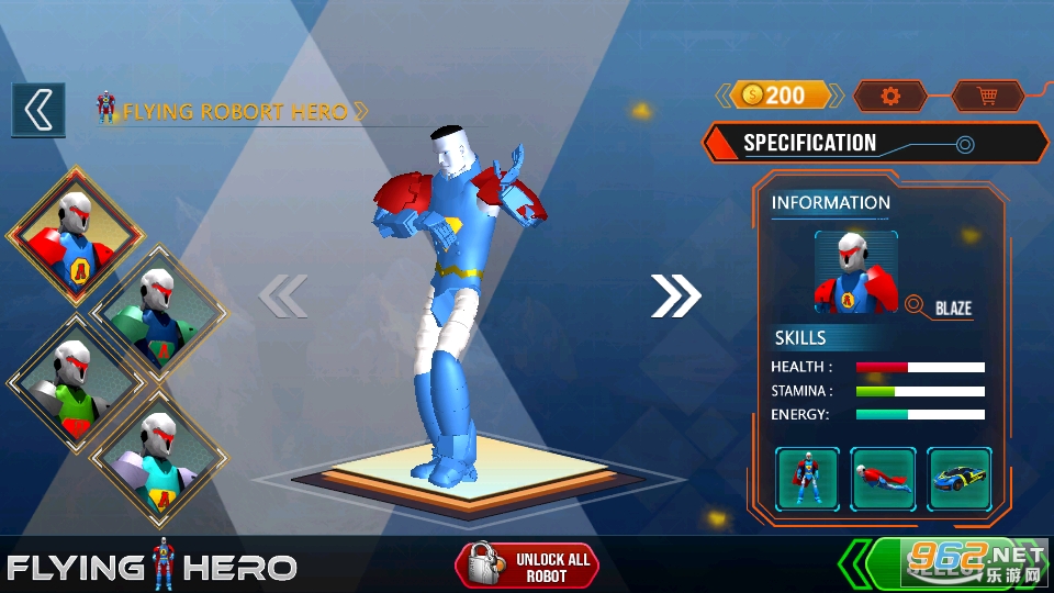 Flying Superman Robot Transform Car(���з���֮ս��Ϸ)��ͼ2