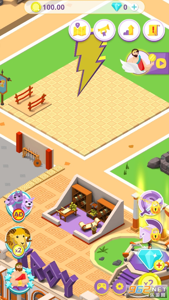 放置古典健身大亨破解版(Idle Antique Gym Tycoon)截图1