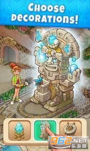 Junglemix Adventure(丛林混合三消游戏)截图2