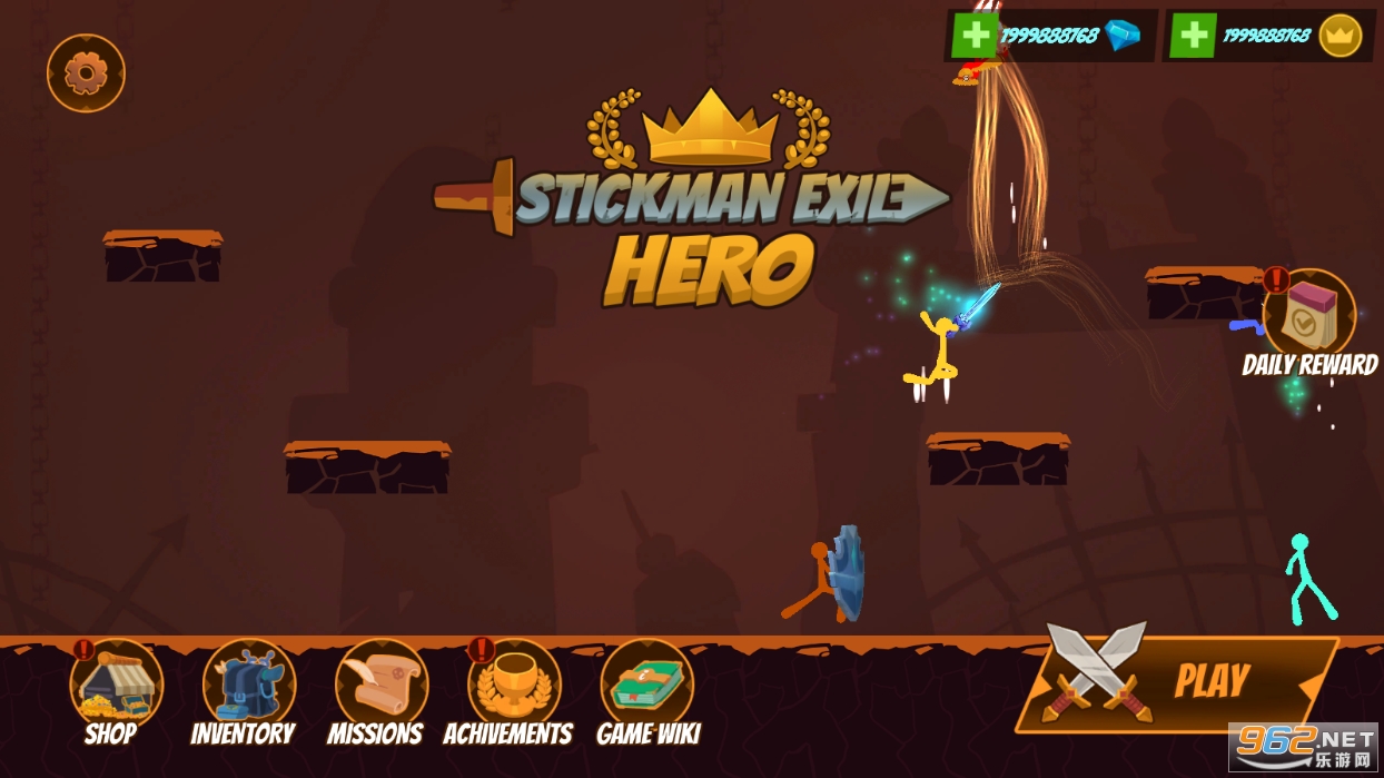 ���������Ӣ�����޽����ʯ��(Stickman Exile Hero)��ͼ3