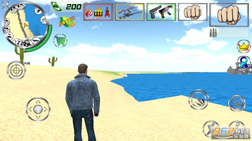 Crime Island - Crazy Stunts(���ﵺ����ؼ���Ϸ)��ͼ2