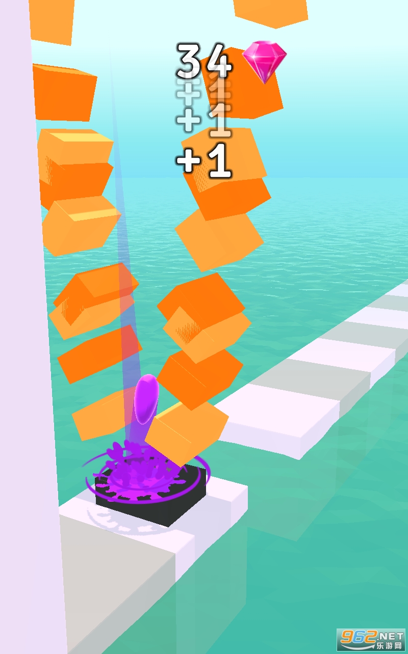 跳跃球3D安卓截图0
