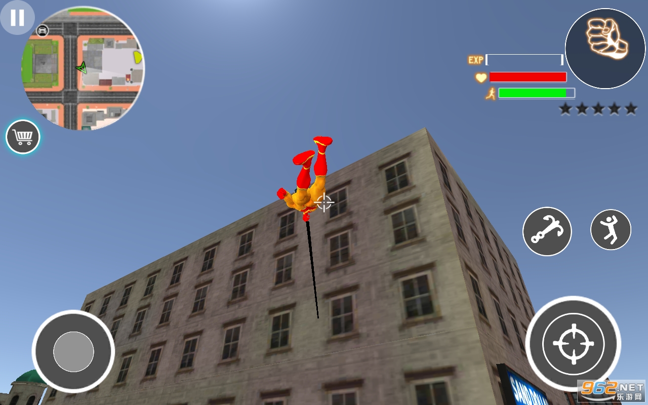 Miami Rope Hero Spider Gangster Crime City(黑帮开放世界城安卓)截图1