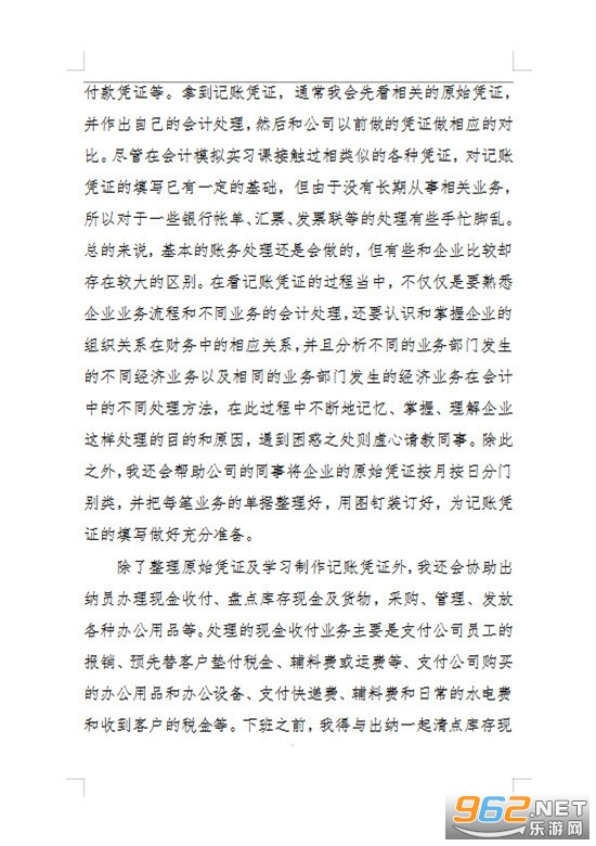 会计师事务所实习报告模板截图2