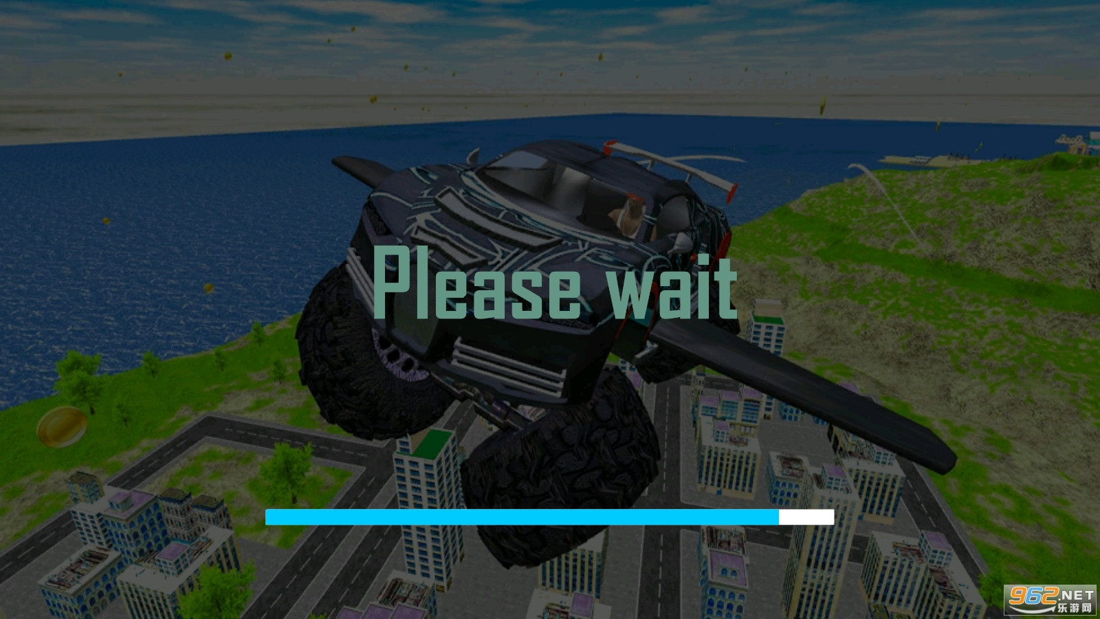 Real Flying Truck Simulator 3D(�����ķ��п���ģ����3D��Ϸ)��ͼ2