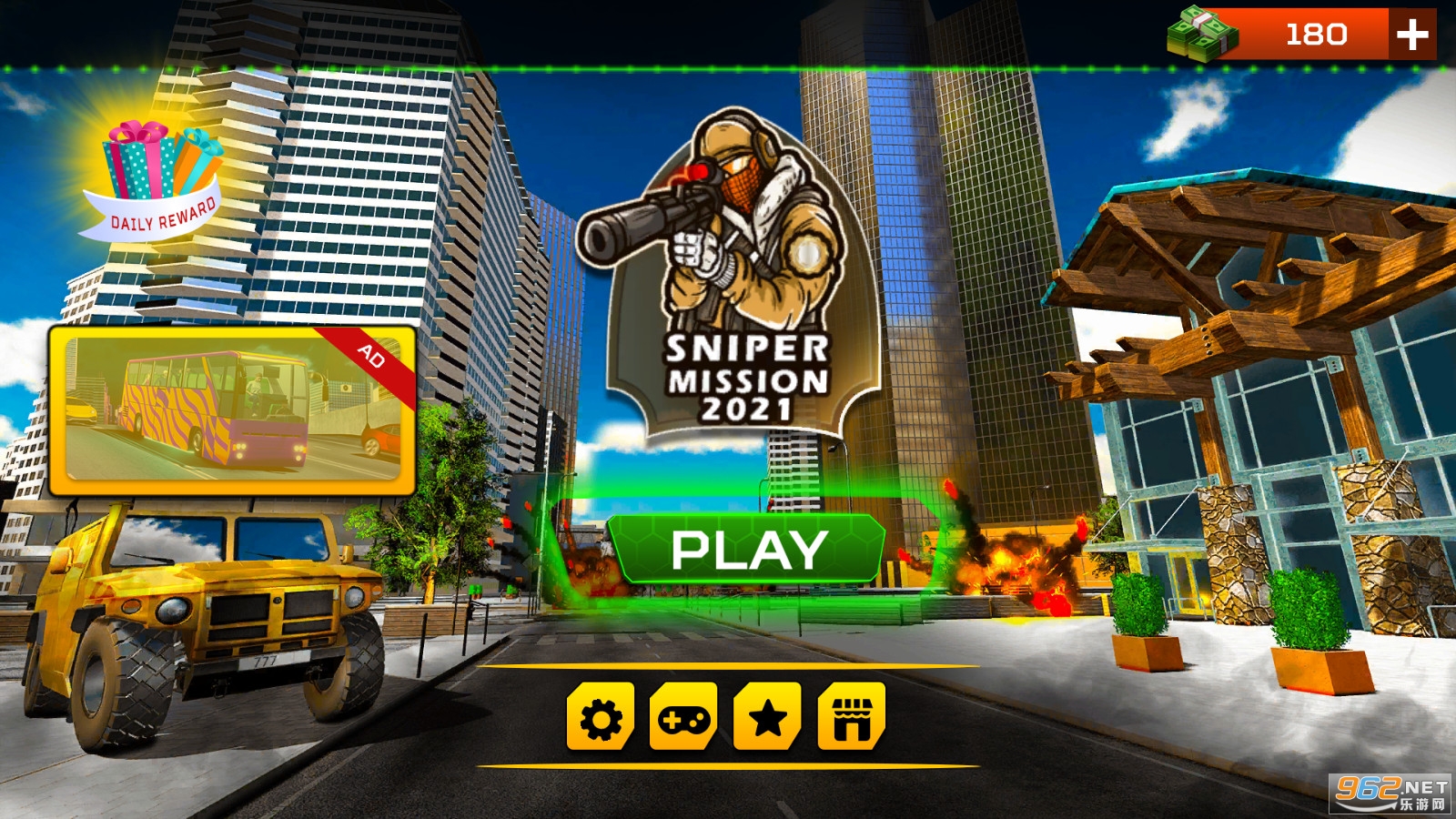 Sniper Headshot Missions: Fun Free Commandos battelfield(�ѻ���ͷ����׿��)��ͼ3
