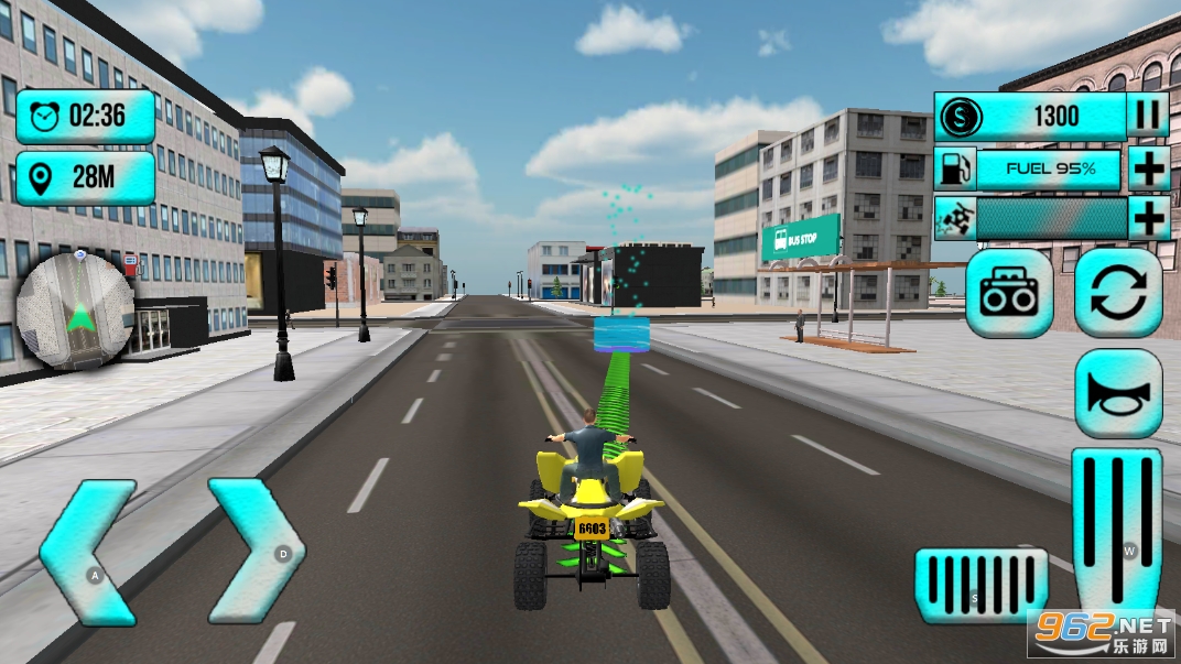 ATV Quad Bike Taxi Simulator Free: Bike Taxi Games(ȫ����ԽҰ������Ϸ)��ͼ3