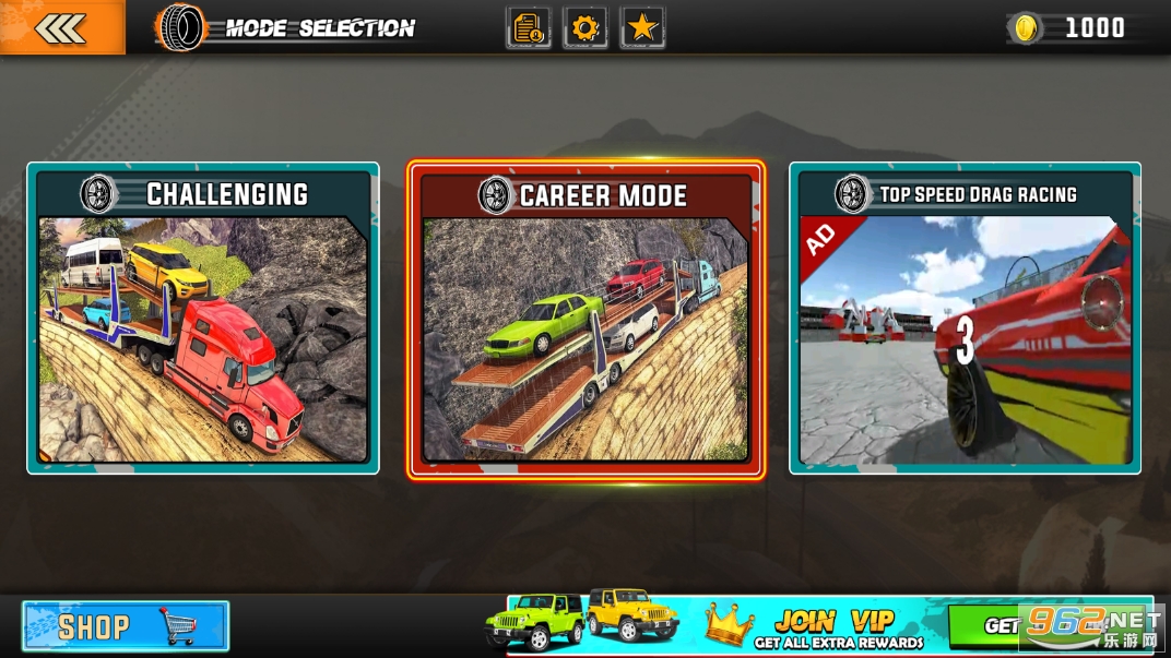 Offroad Transporter Car Trailer Parking Drive(��������ģ�����°�)��ͼ1