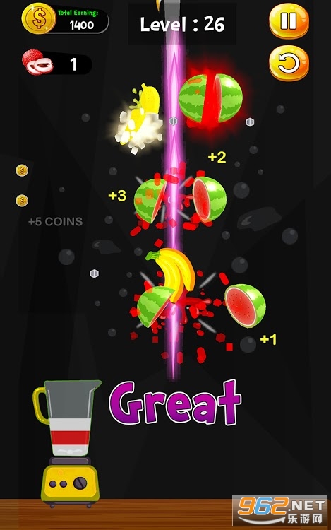 Crazy Juice Fruit Master: Fruit Slasher Ninja Games(����֭��ʦ���°�)��ͼ3