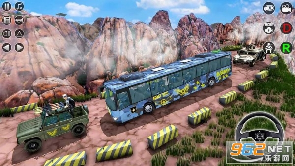 Army Bus Transporter Simulator 2020(½����ʿ���䳵2021��׿��)��ͼ2