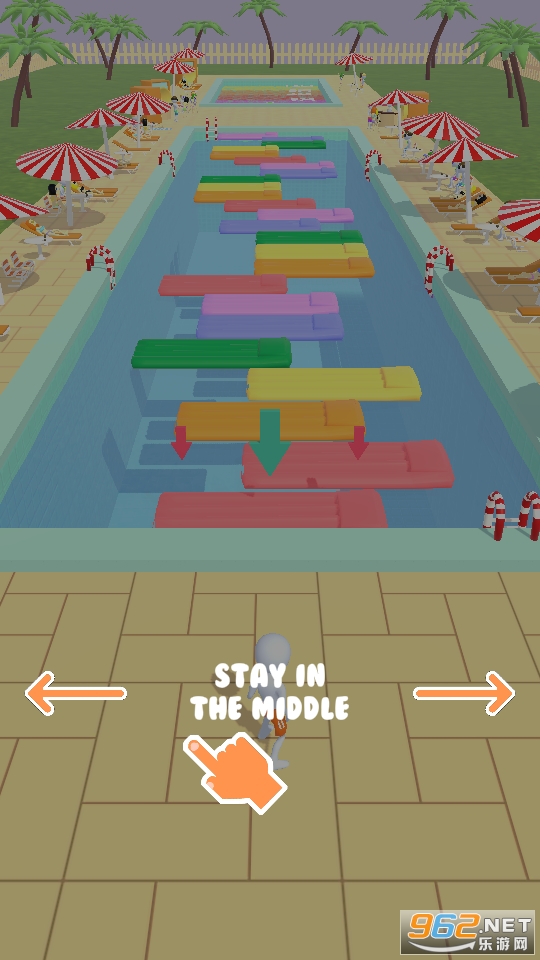 Cross The Pool(穿过游泳池游戏)截图1