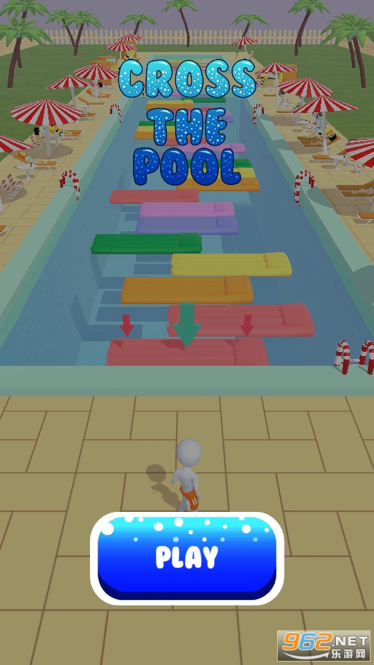 Cross The Pool(穿过游泳池游戏)截图2