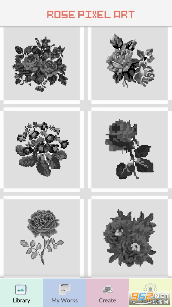 Rose Flower Pixel Art(õ�廨����������Ϸ)��ͼ1